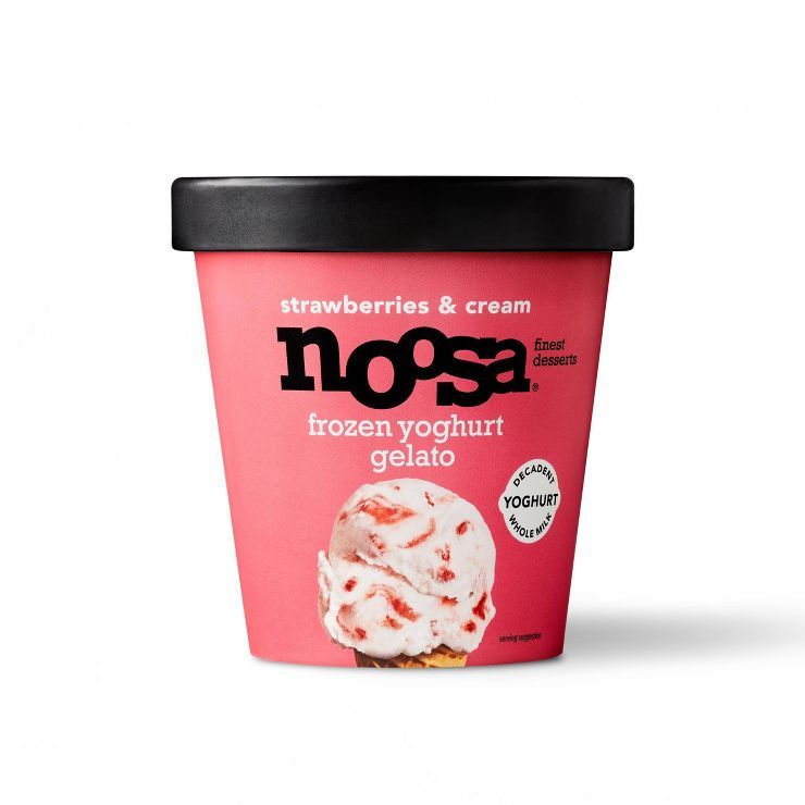Noosa Frozen Yogurt Gelato Strawberry & Cream - 14oz | Target