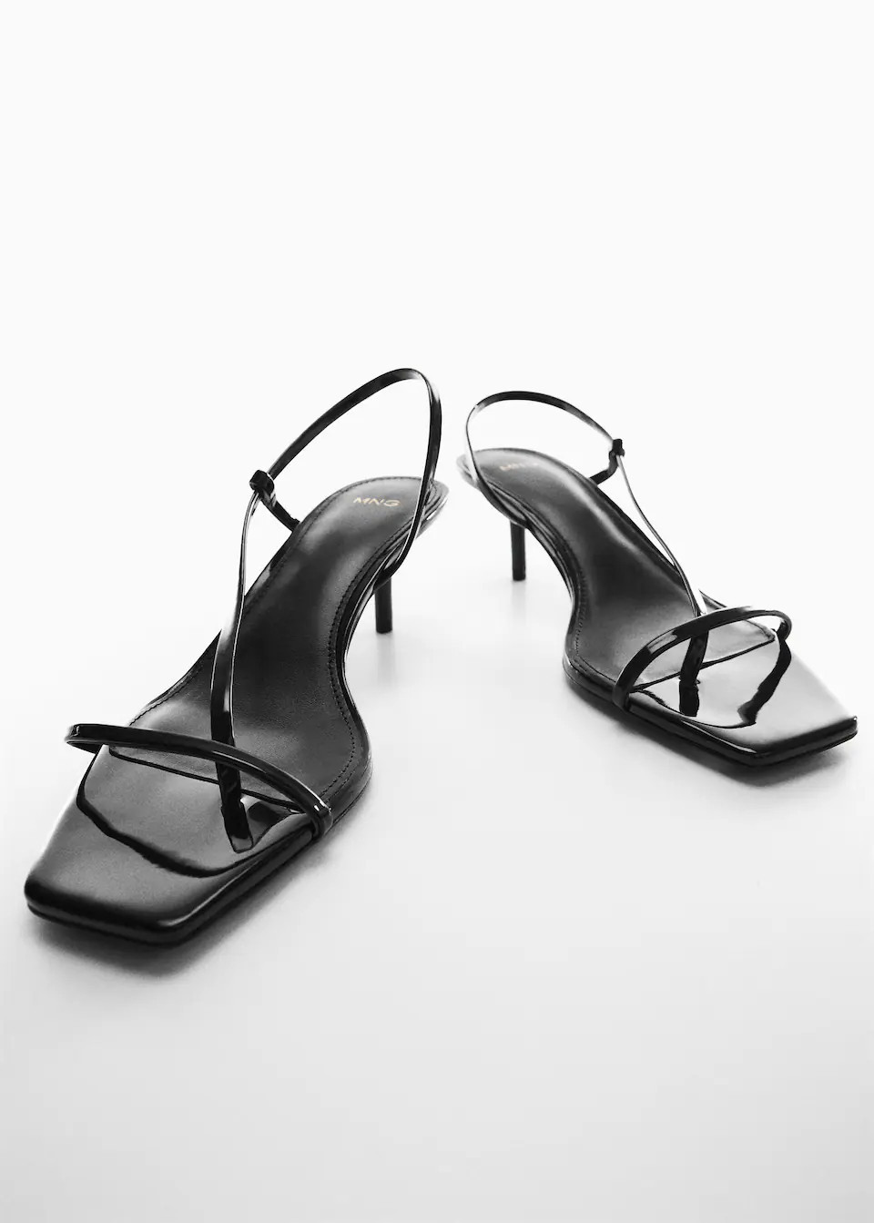 Strappy heeled sandals | MANGO (US)
