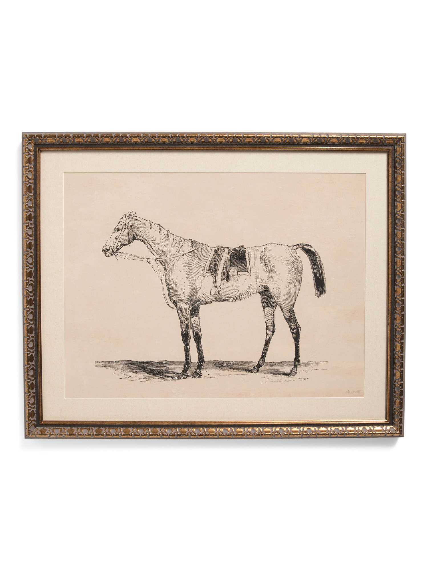 25x20 Side Horse Grachi Framed Wall Art | Home | Marshalls | Marshalls
