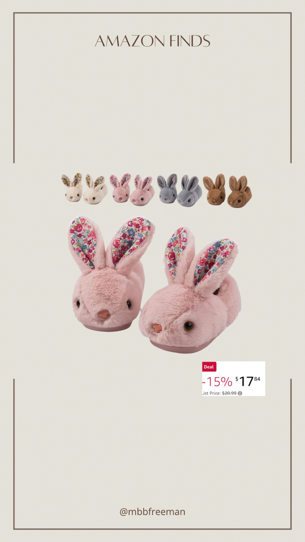 Bunny slippers toddles and kids 

#LTKbaby #LTKSpringSale #LTKkids