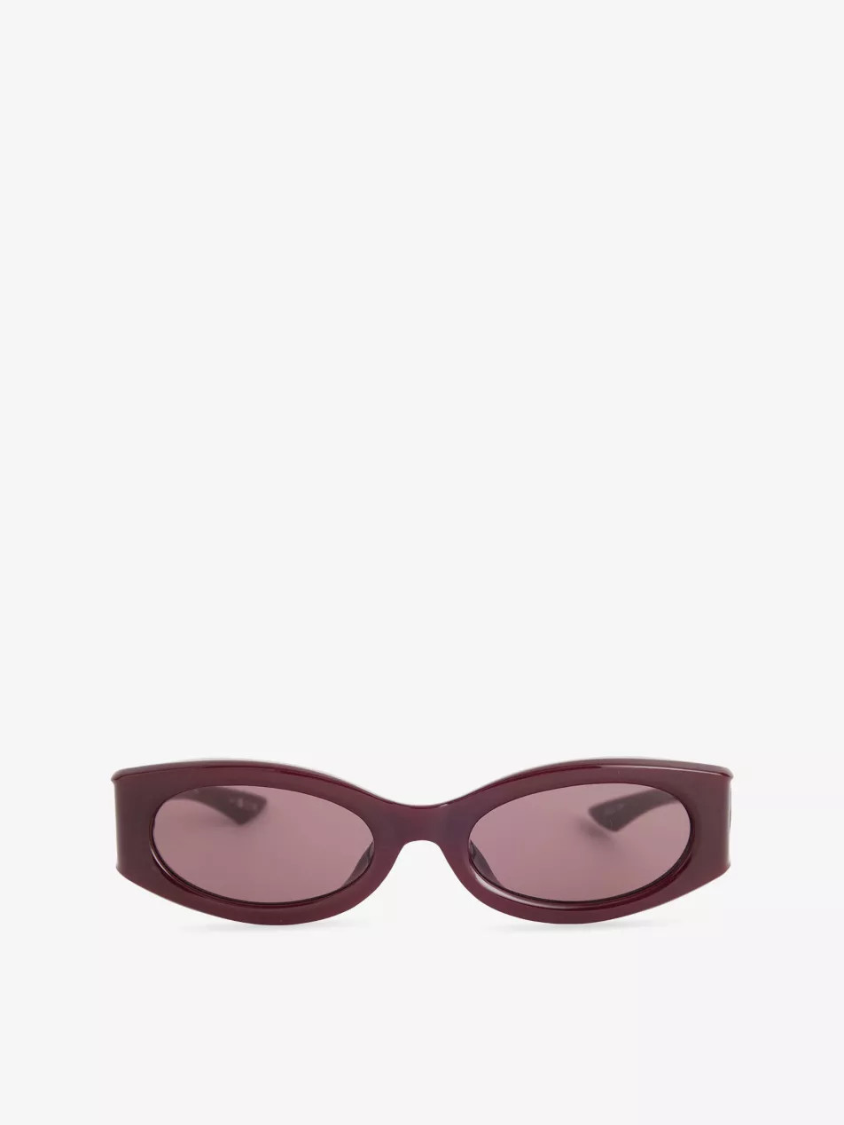 Glacier Wrap-Frame Acetate Sunglasses | Selfridges