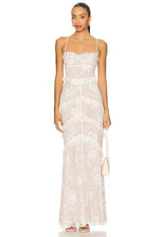 MAJORELLE Tracy Gown in Ivory from Revolve.com | Revolve Clothing (Global)
