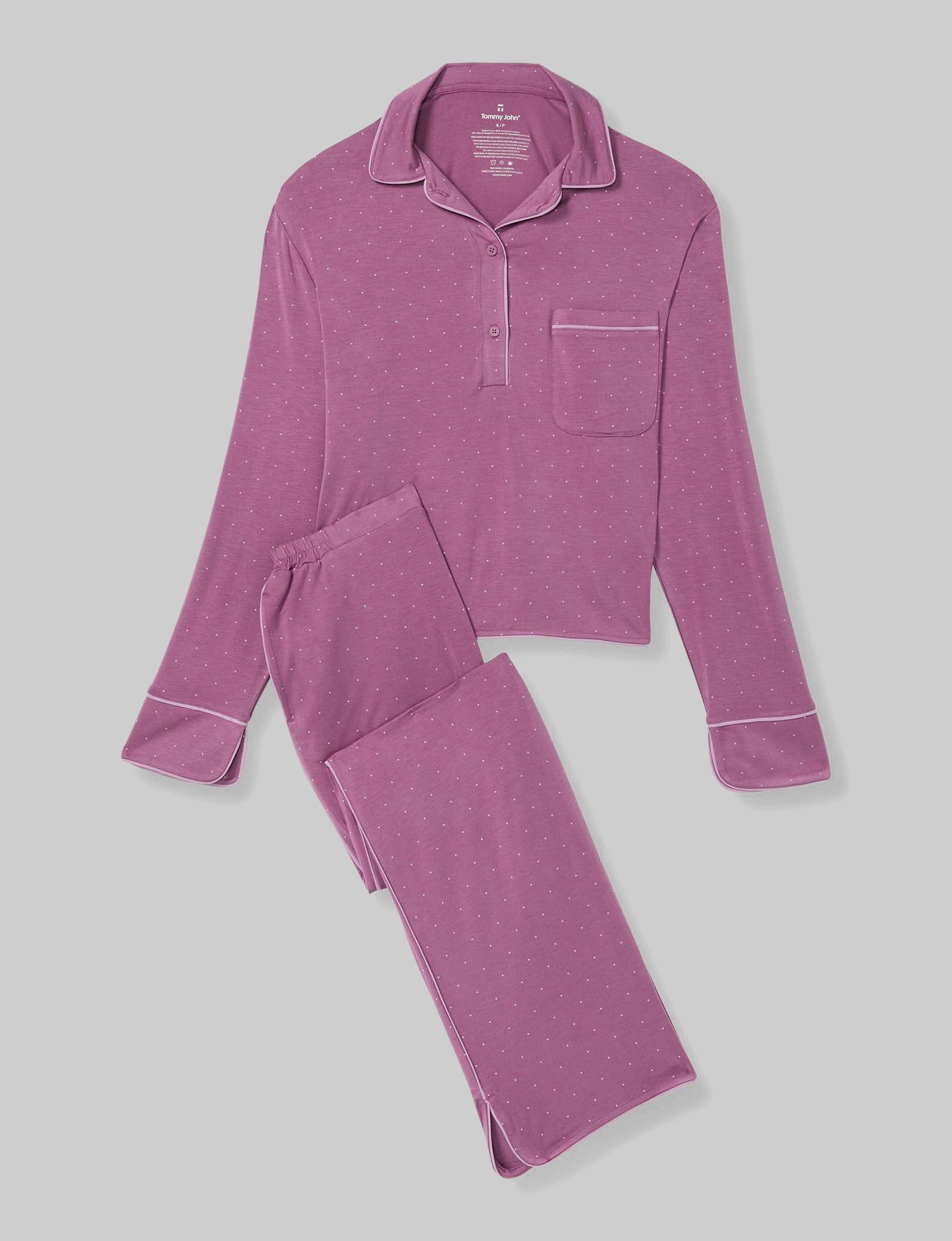 Women's Downtime Long Sleeve Pajama Top & Pant Set | Tommy John