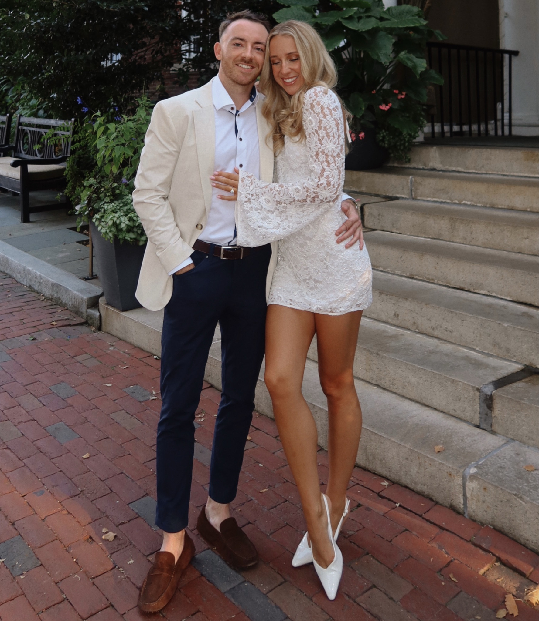 White embellished lace long sleeve mini dress 🕊️ 

#LTKStyleTip #LTKWedding #LTKSeasonal