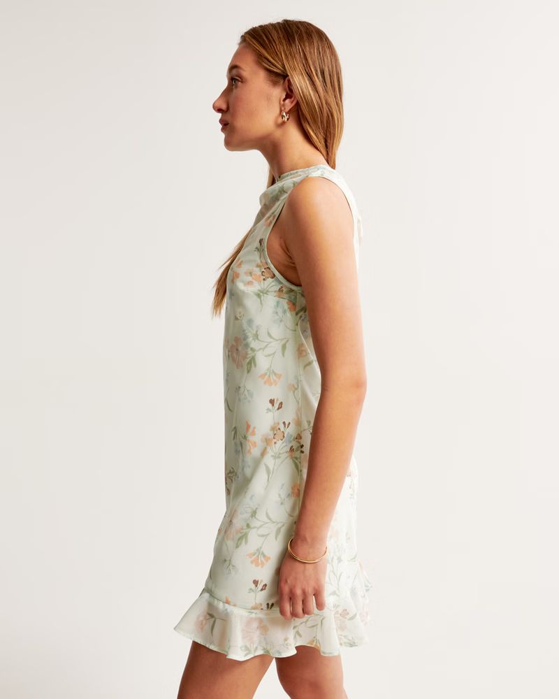 light green floral | Abercrombie & Fitch (US)