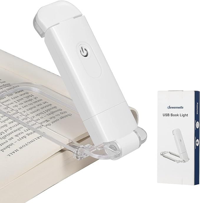 Amazon.com: DEWENWILS USB Rechargeable Book Reading Light Christmas Gift, Warm White, Brightness ... | Amazon (US)