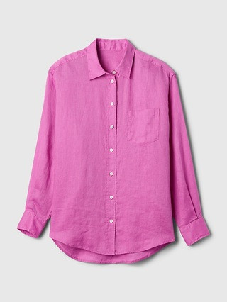 100% Linen Big Shirt | Gap (US)