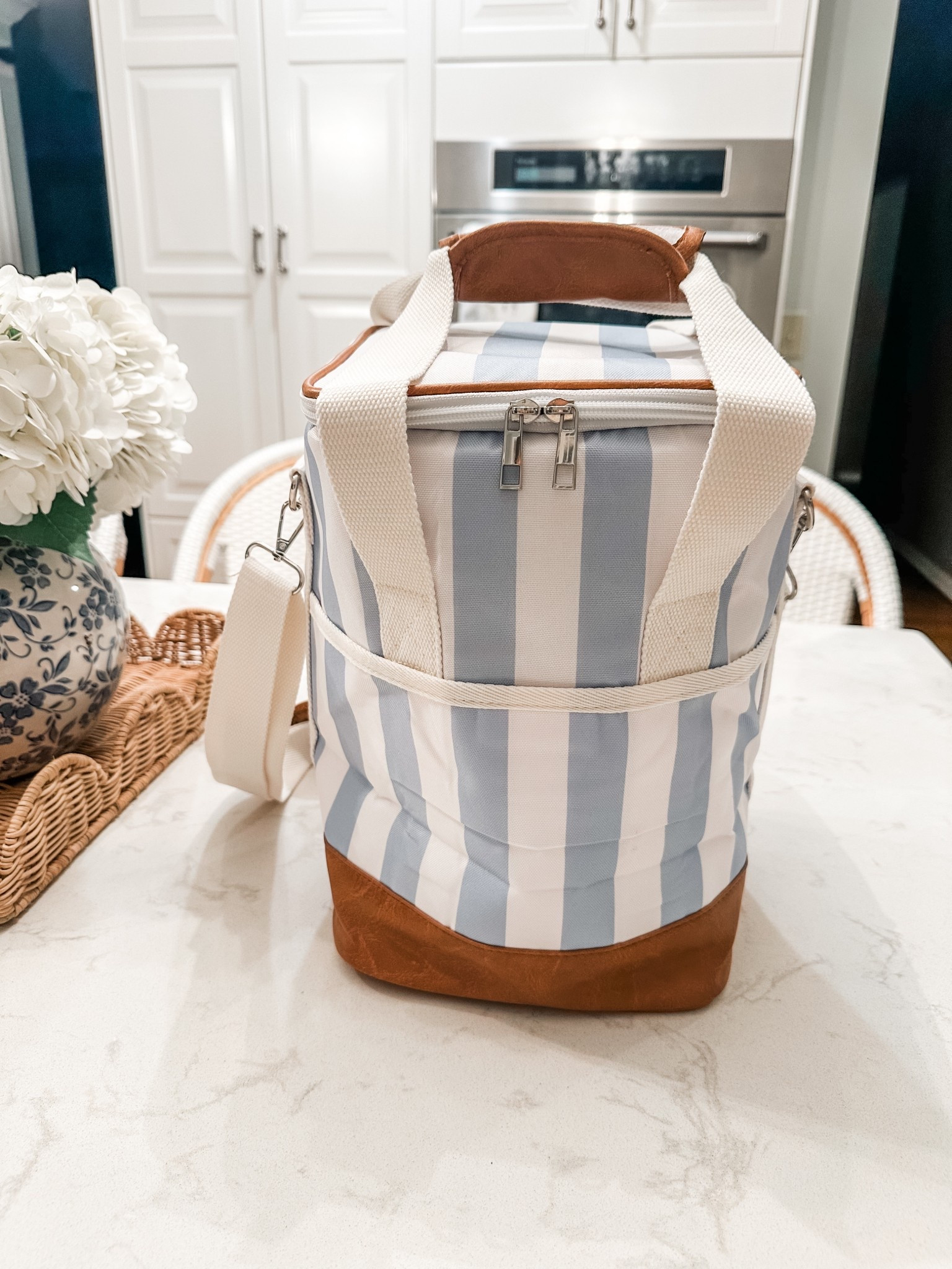 Cute blue & white striped cooler/ wine bag!

cooler bag, hostess gift idea, picnic, beach cooler, coastal grandmother, coastal home decor, coastal kitchen

#LTKStyleTip #LTKHome #LTKFindsUnder50