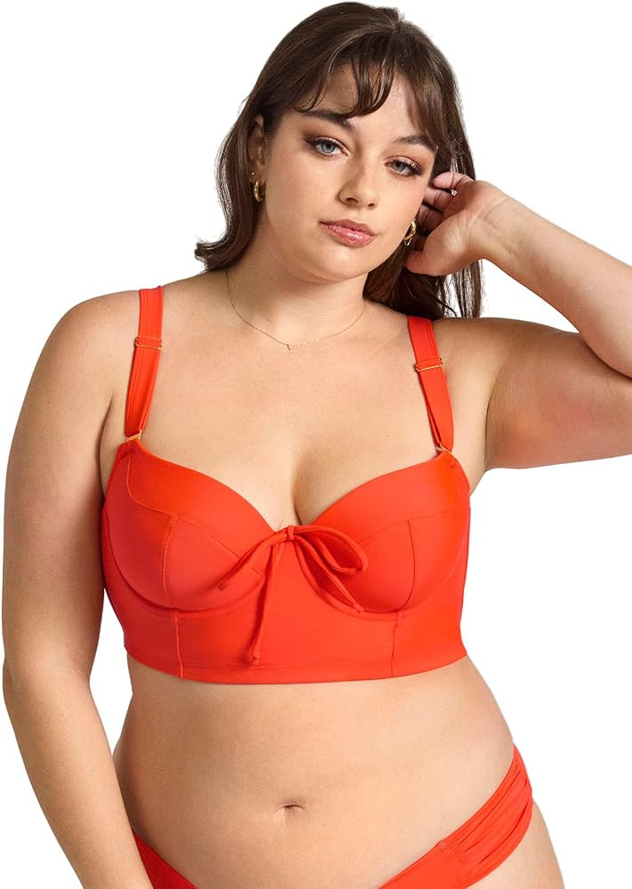 Smart & Sexy Women's Swimwear Underwire Bikini Top – Lightly Lined for Comfort and Shape | Amazon (US)