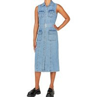 Liz Denim Midi Dress Blue | Debenhams UK