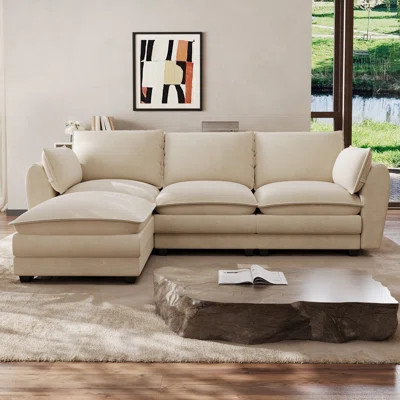 Cloud Sectional Sofa Modular Couch With Ottoman | Wayfair North America