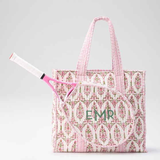 Block Print Tennis Tote | Mark and Graham