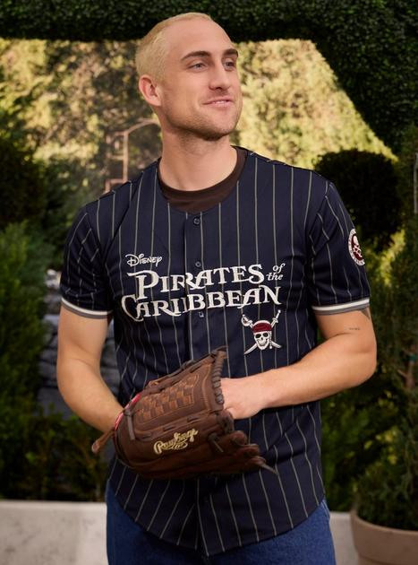 Disney Pirates of the Caribbean Jack Sparrow Striped Baseball Jersey - BoxLunch Exclusive | BoxLunch