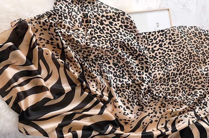 GERINLY Scarves - Animal Print Shawl Wraps Fashion Zebra Pattern Scarf for Women | Amazon (US)