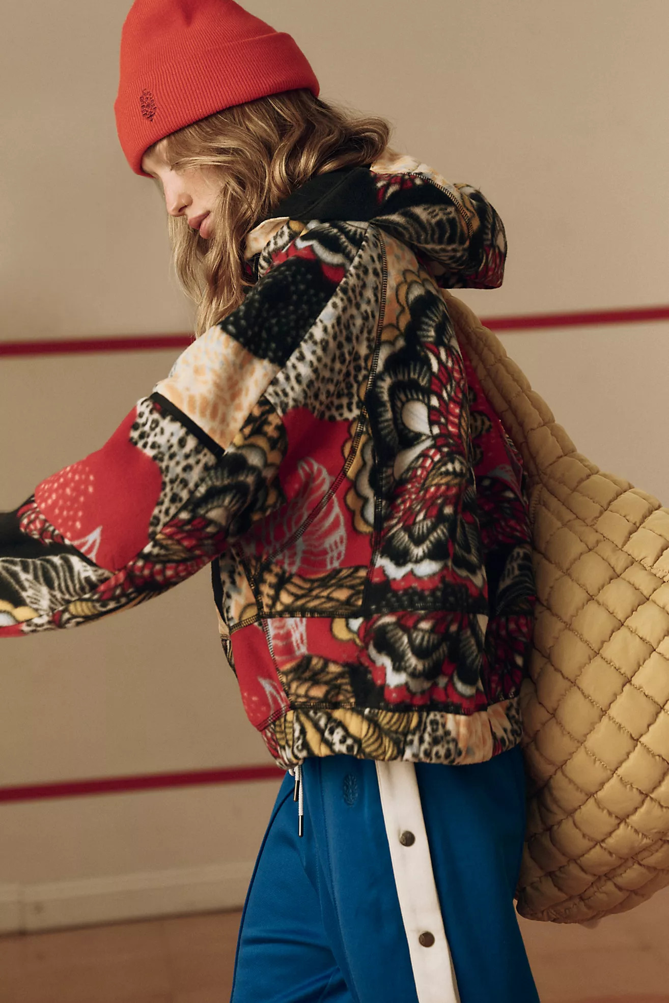 Wild And Free Printed Fleece Pullover | Free People (Global - UK&FR Excluded)