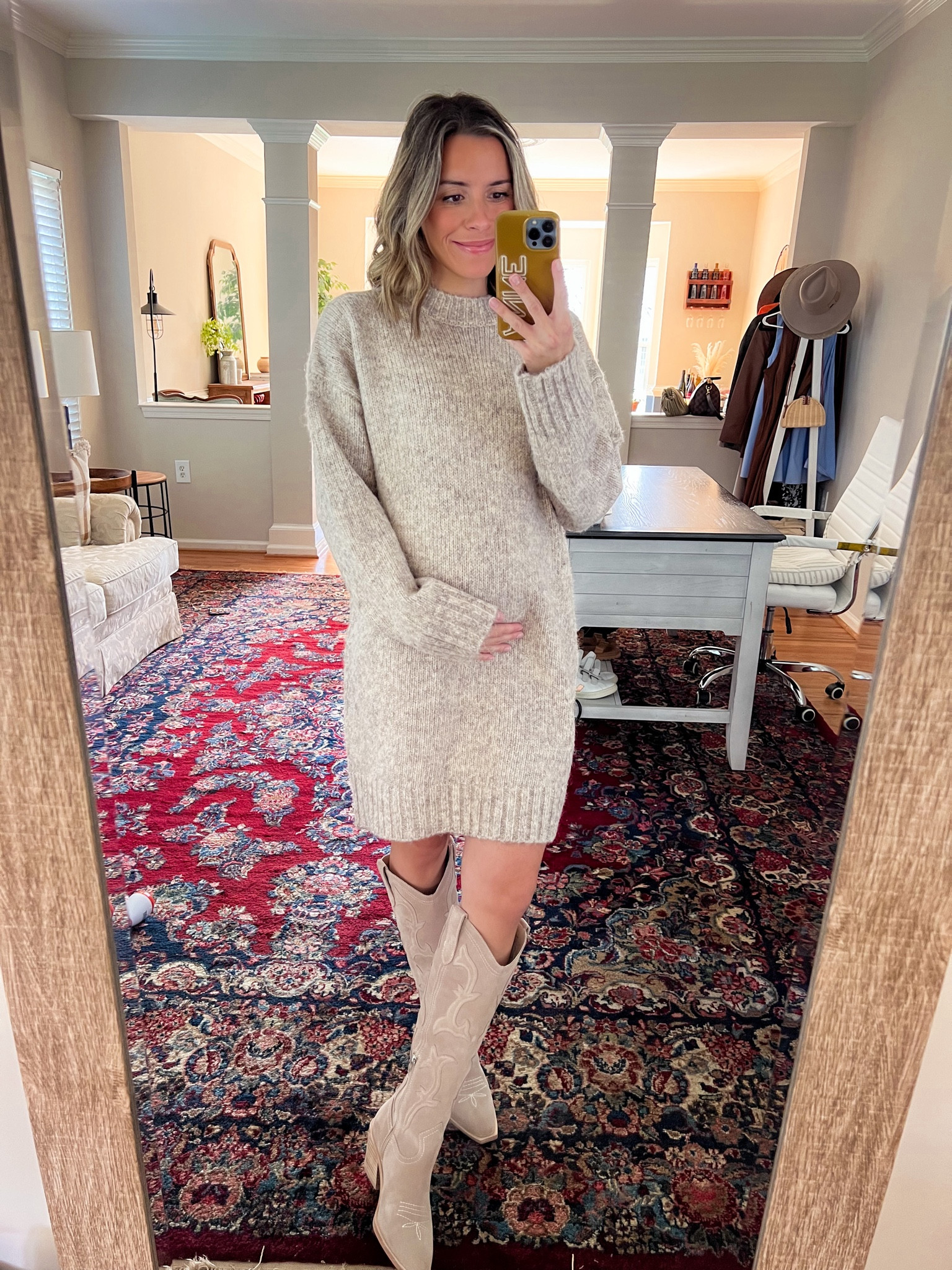 sweater dress small 

#LTKbump #LTKfindsunder100 #LTKstyletip