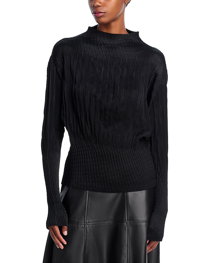 Issey Miyake Faux Suede Puff Pleats Top | Bloomingdale's (US)
