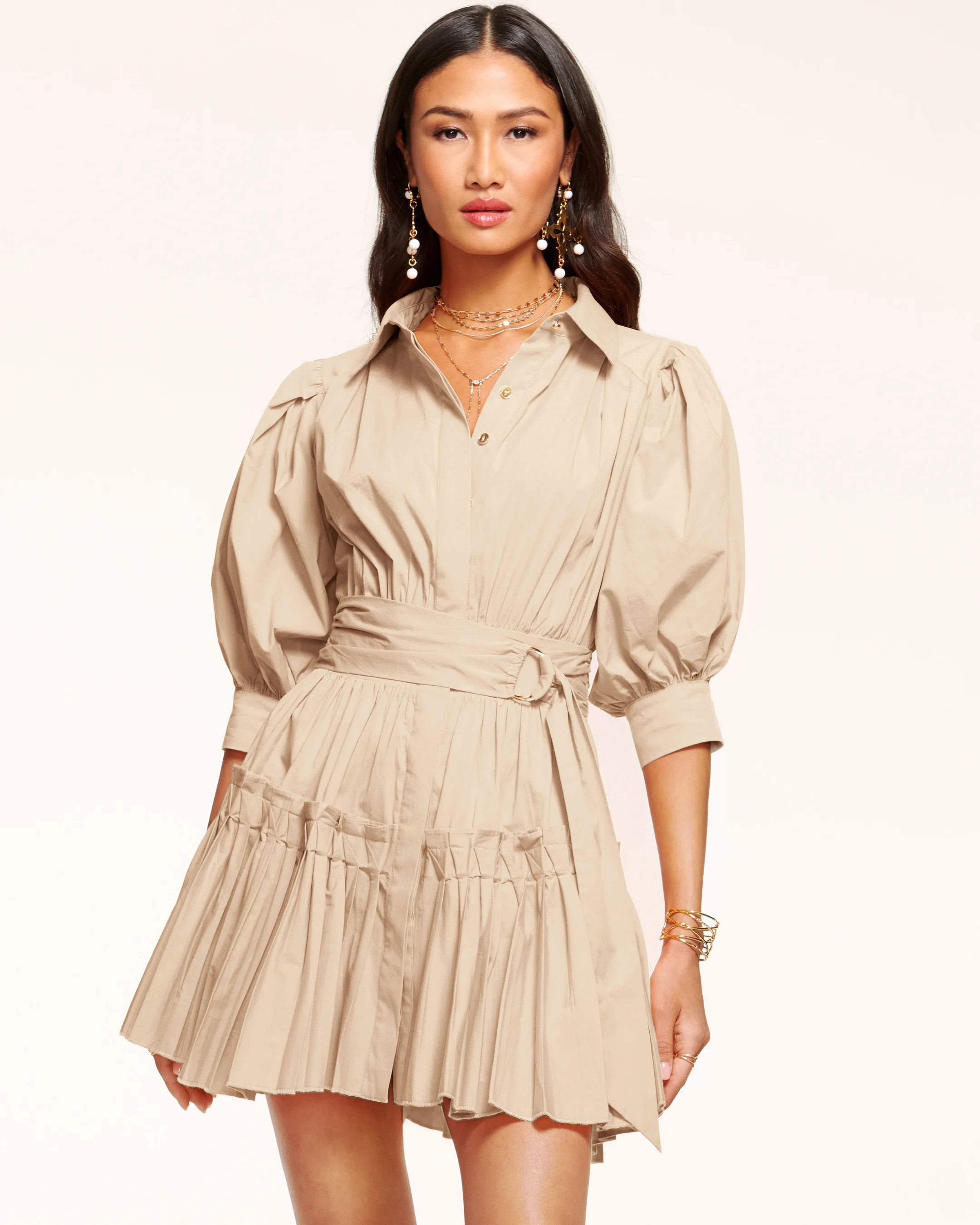 Dash Button Down Mini Dress | Ramy Brook