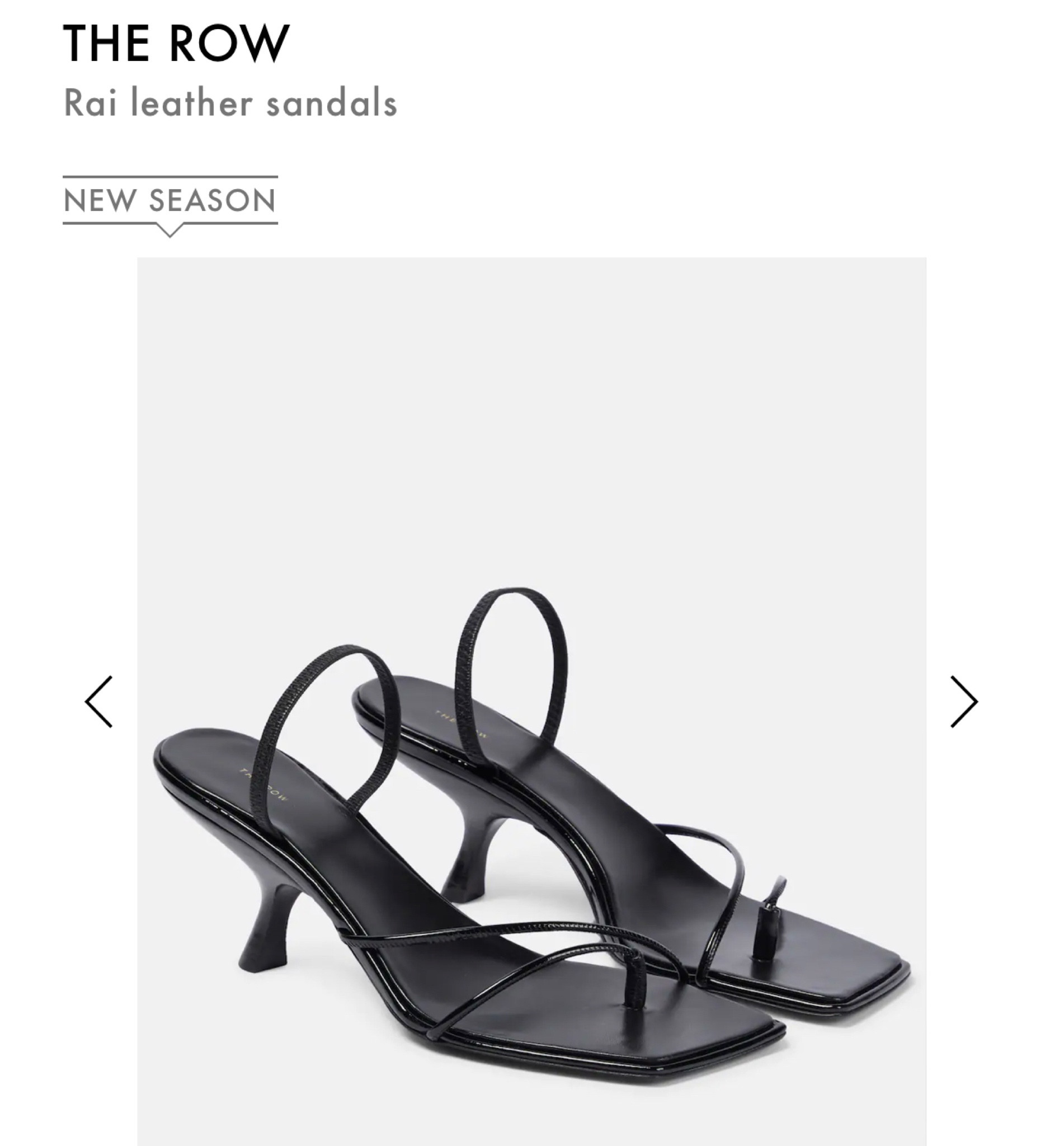 The Row Rai leather sandals curated on LTK