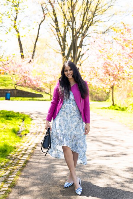 Pretty floral dress for spring!