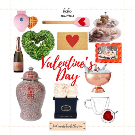 Valentines for your home

Heart boxwood wreath
Happiness jar
Heart doormat 
Mini heart waffle maker
Celebration champagne bowl
Veuve cliquot 
Heart spatula
Pink tiered cookie stand
Preserved roses
Heart glass mug
Red frame

#LTKSeasonal #LTKhome #LTKparties