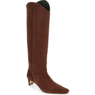 STAUD Wally Western Boot in Mahogany at Nordstrom, Size 6Us | Nordstrom