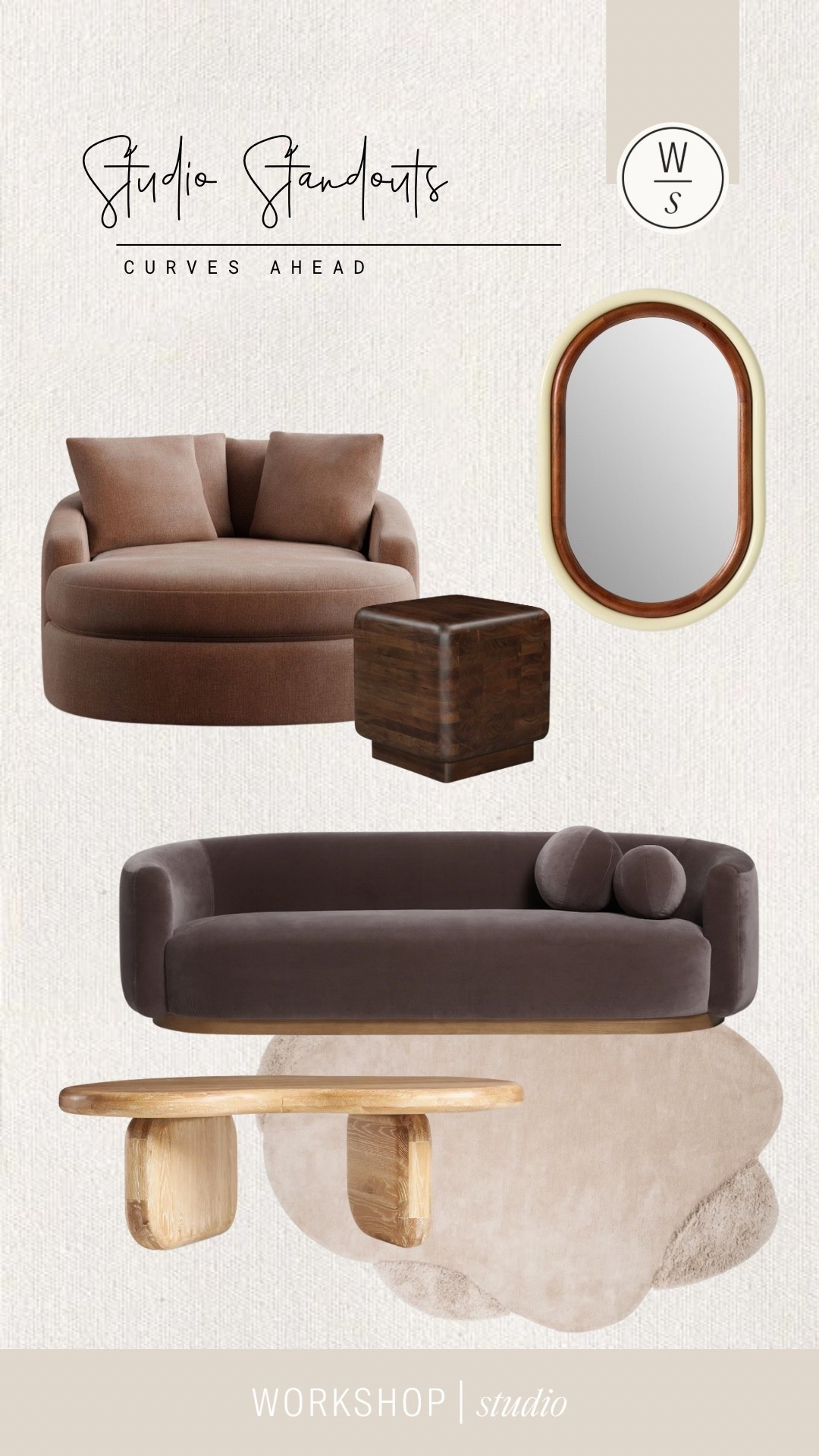 Rounded silhouettes are smooth, sculptural, and instantly make the whole room feel a little more fun. Shop what we are loving to bring some fun to your space. 😎✨

#LTKHome #LTKSaleAlert #LTKselfcare
