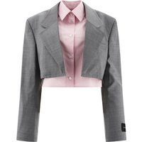 Alexander Wang Pre Styled Cropped Blazer With Dickie | Balardi (US & Canada)