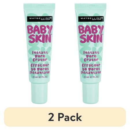 (2 pack) Maybelline Baby Skin Instant Pore Eraser Primer Clear 0.67 fl oz | Walmart (US)