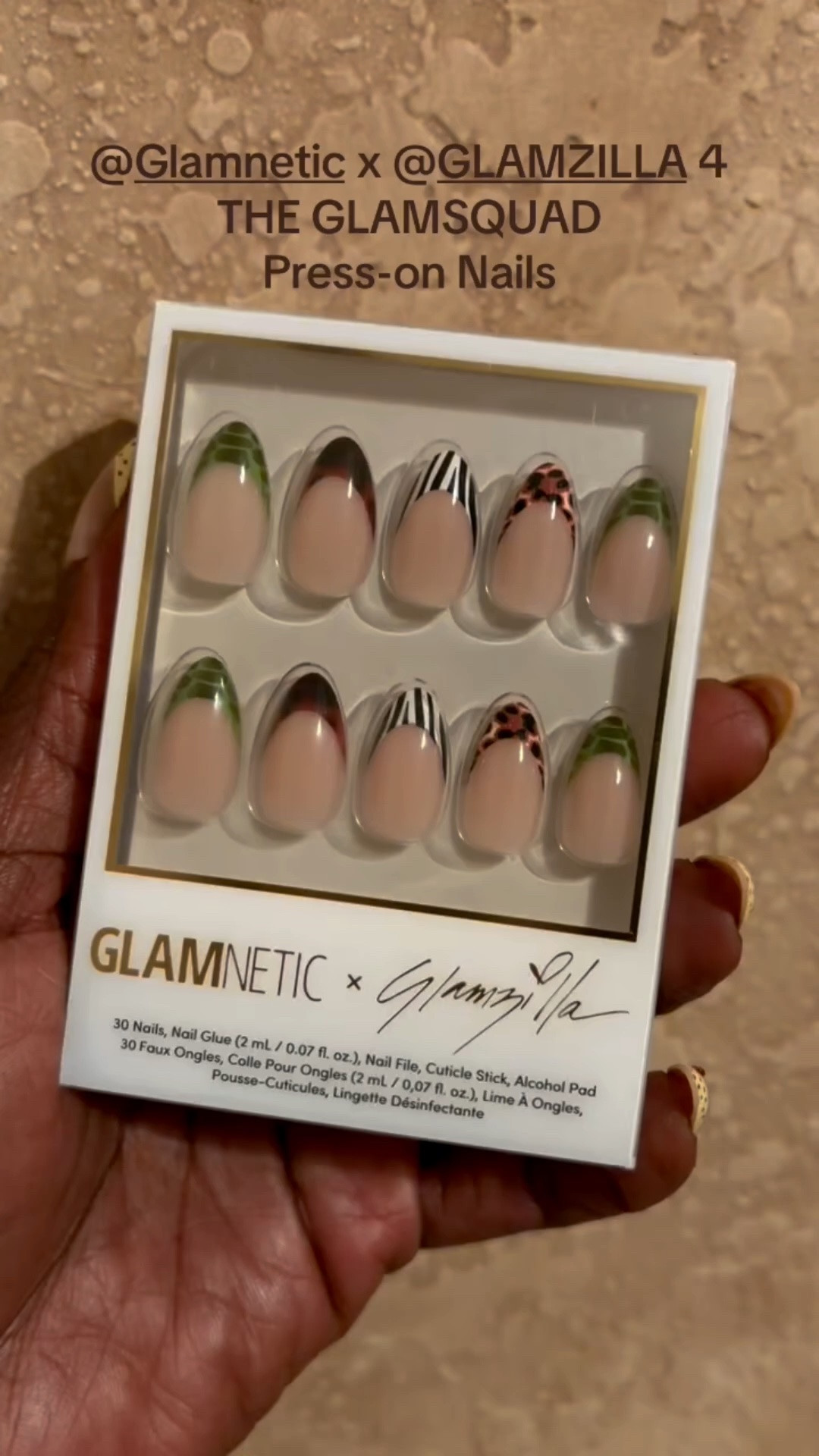Unleash your wild side with Glam Squad 🐆✨ If you loved Killazilla, these are about to be your next obsession. From zebra to python to cheetah-inspired prints, every nail brings a different vibe, color, and pattern for the ultimate mixed animal print mani. Bold, playful, and seriously cute for year-round glam. 💅🔥

#Glamnetic #PressOnNails #AnimalPrintNails