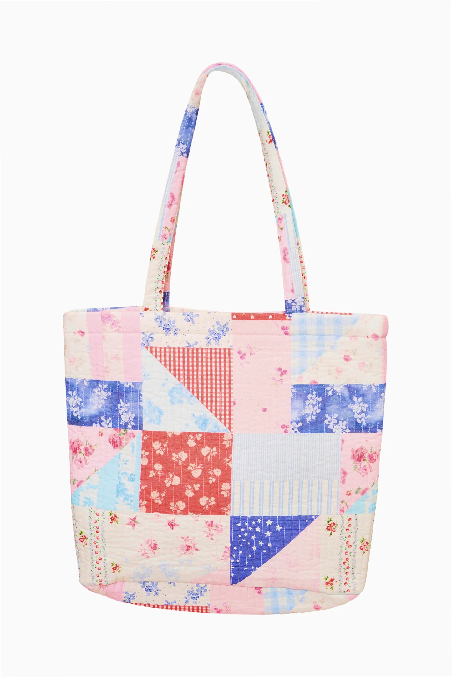 Henderson Patchwork Print Tote Bag | LoveShackFancy