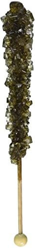 Black Rock Candy on a Stick - Pack of 12 - Black Cherry Flavored - Individually Wrapped | Amazon (US)