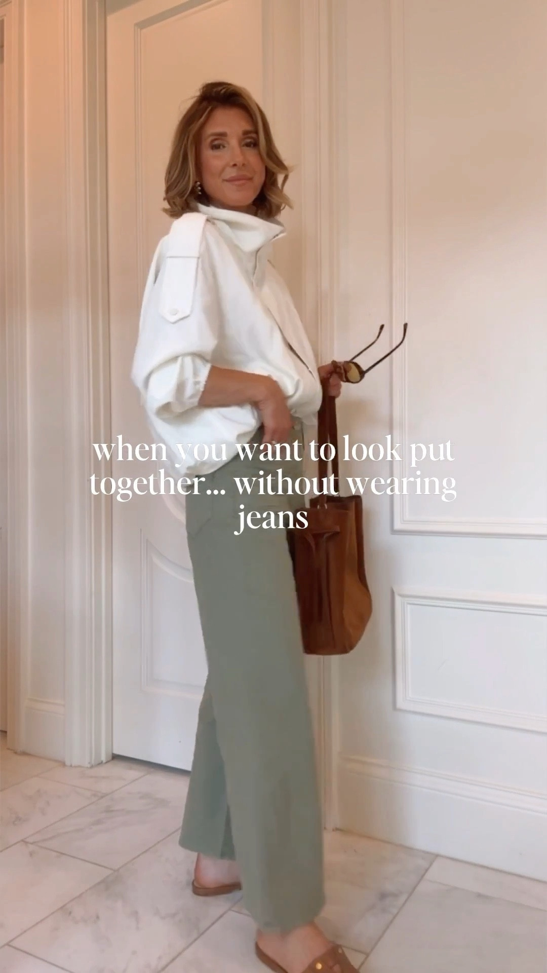 Love these pants for spring. I’m 5'7 wearing my true size 25.

#LTKootd