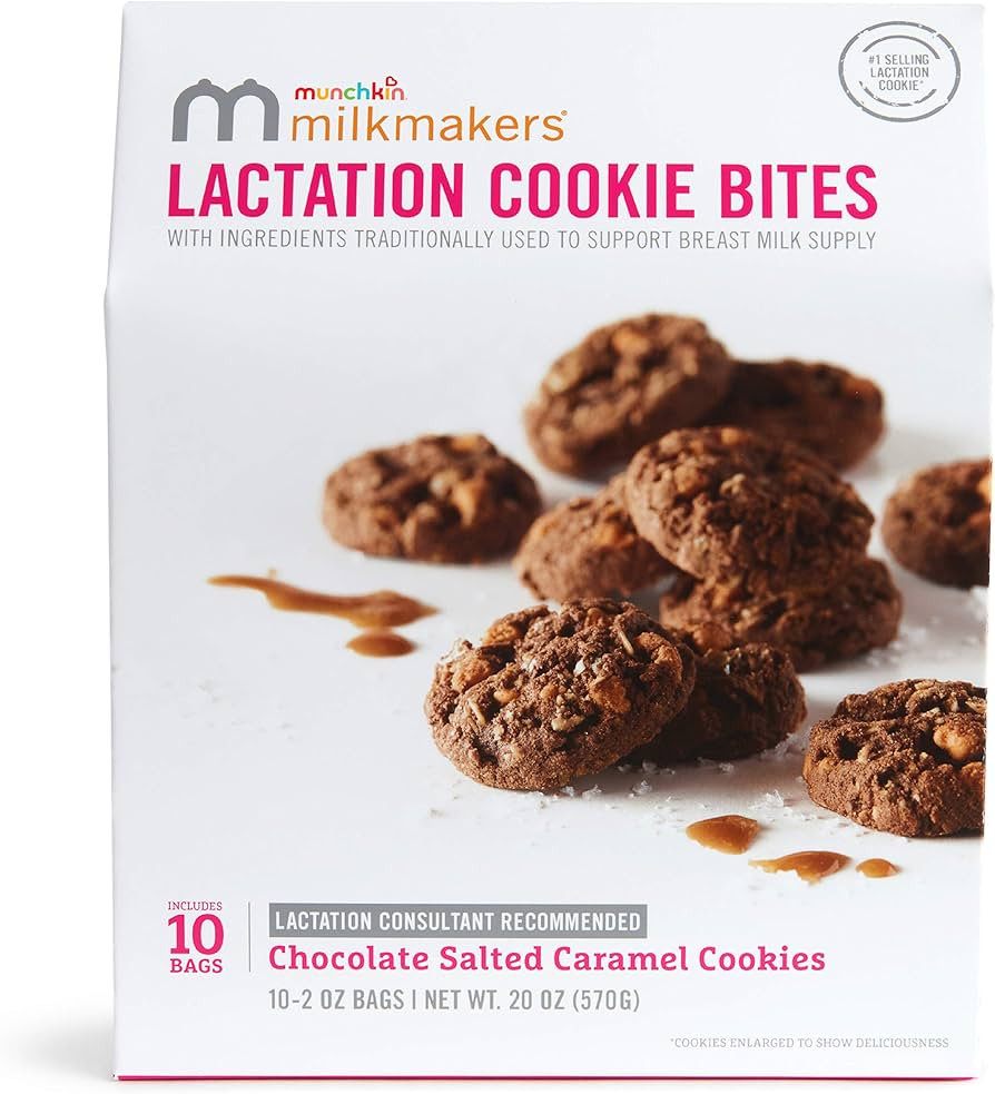 Milkmakers Lactation Cookie Bites, Chocolate Salted Caramel, 10 Ct | Amazon (US)