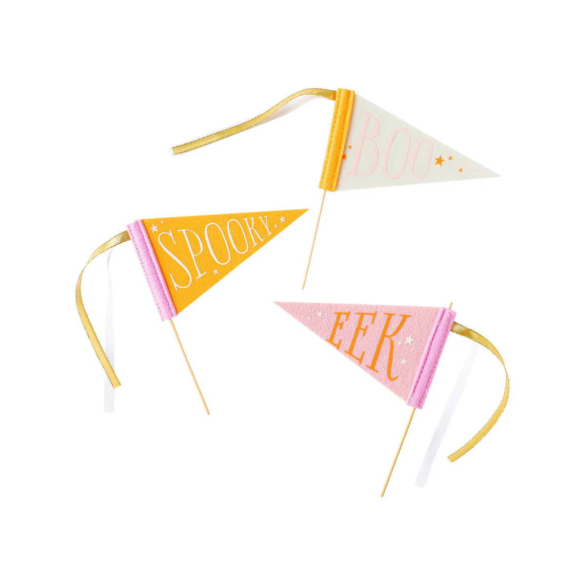 Spooky Cute Felt Pennant Set | Ellie and Piper