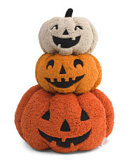 16x30 Stacked Jack Pumpkins Shaped Pillow | Halloween | Marshalls | Marshalls