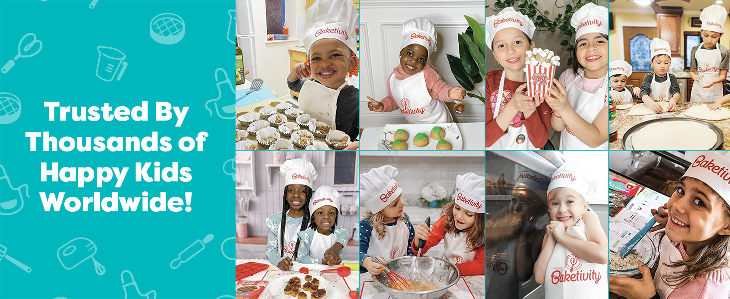Baketivity DIY Cake Pop Baking Kit for Kids - Premeasured Ingredients, Decorating Supplies | Amazon (US)
