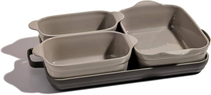 Our Place Bakeware Set | 5-Piece Ceramic Bakeware Collection with Stovetop-to-Oven Griddle Pan | ... | Amazon (US)