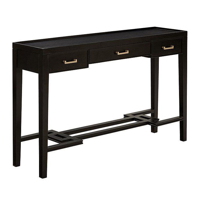 Cecilia Console Table Black Wood | Ballard Designs, Inc.