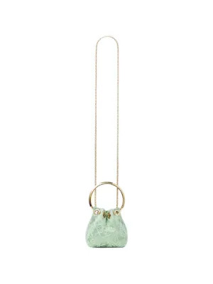 Jimmy Choo Bon Bon Lace Handle Mini Bag | Green | FARFETCH | Farfetch Global