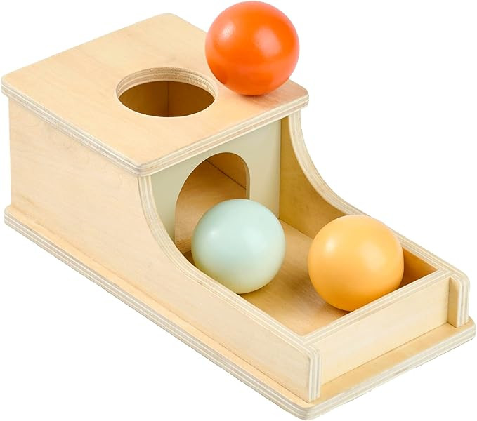 Montessori Mama Object Permanence Box - Montessori Toys for Babies 6-12 Months, Developmental Bal... | Amazon (US)