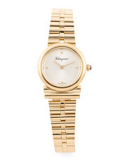 Women's Swiss Made Gancini Horizontal Watch | TJ Maxx
