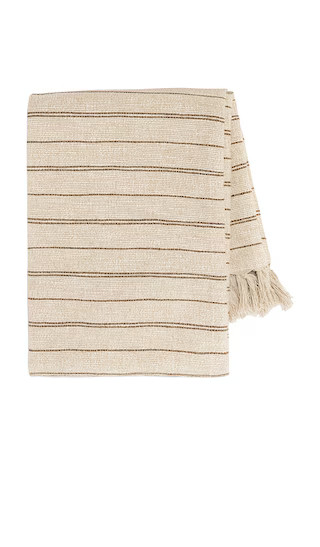 Pia Throw in Tan & Chestnut | Revolve Clothing (Global)