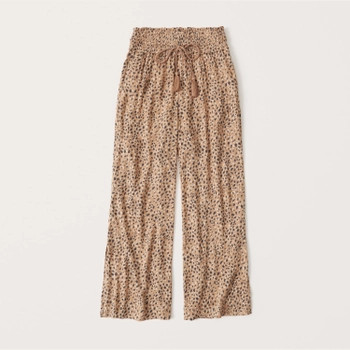 Pull-On Cropped Wide-Leg Pants | Abercrombie & Fitch (US)