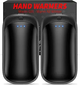 2 Pack Hand Warmers Rechargeable, Portable Electric Hand Warmers Reusable, USB Handwarmers, Outdo... | Amazon (US)