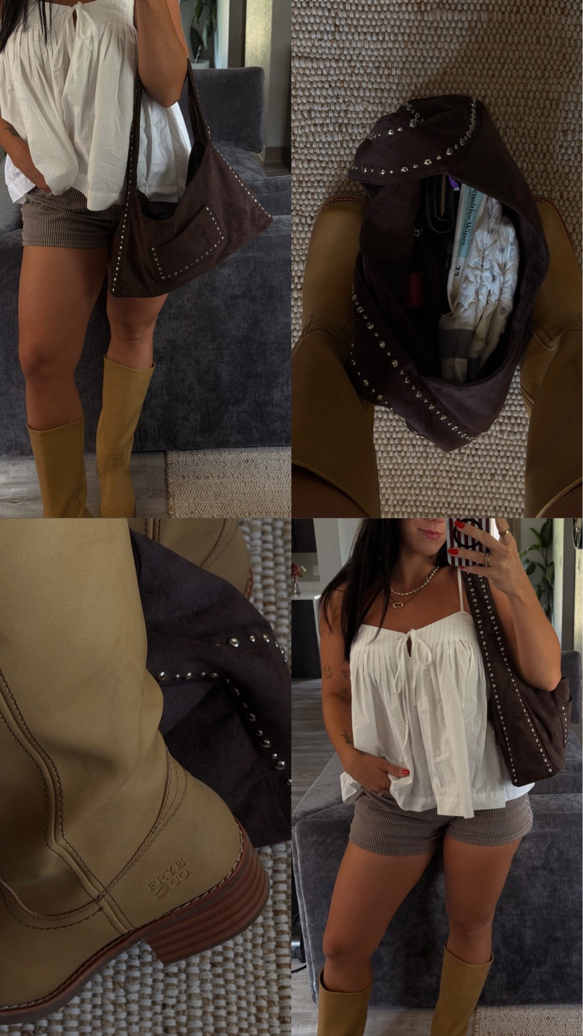 Early fall outfit idea, easy fall fashion, moody fall girl outfit, autumn outfit, Frye boots outfit idea, Frye fall boots outfits

#LTKgrwm #LTKootd #LTKSaleAlert