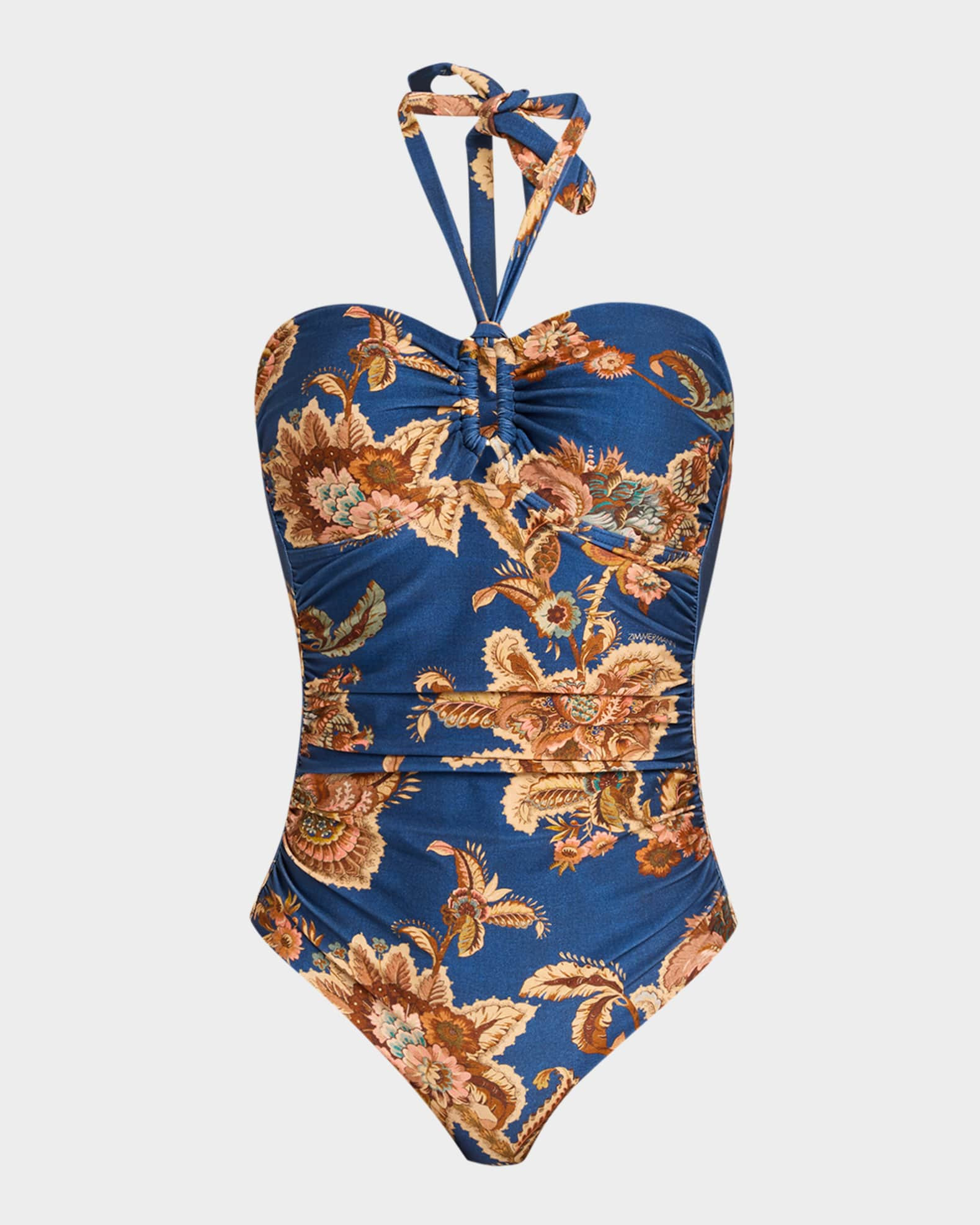 Aster Wide Link One-Piece Swimsuit | Neiman Marcus