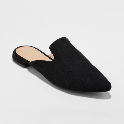 Women's Velma Slip On Pointy Toe Mules - A New Day™ Black 8.5 | Target