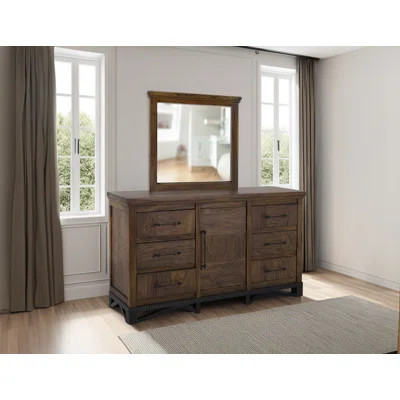 6 Drawer, 1 Door Dresser | Wayfair North America