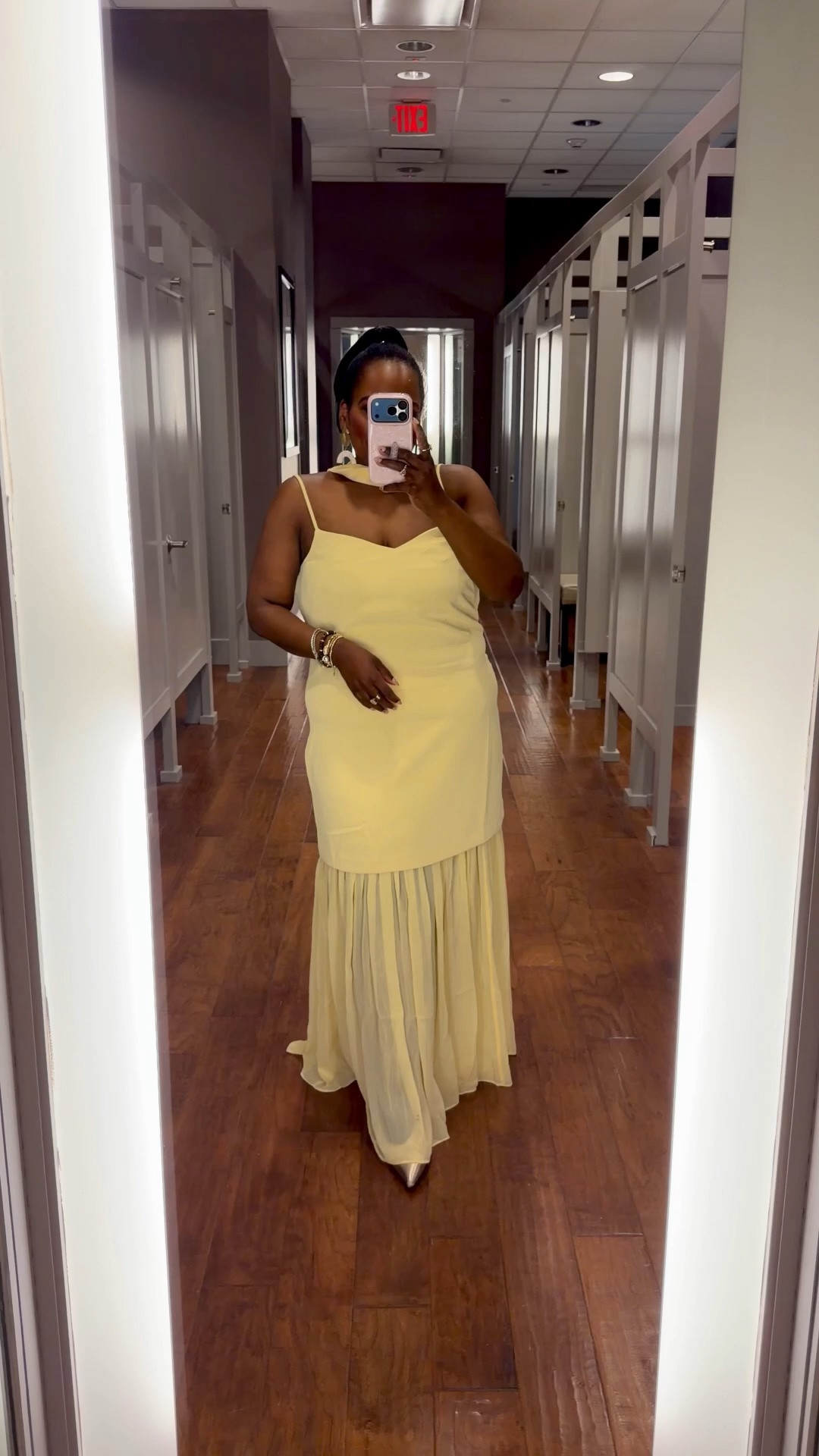 The most gorgeous butter yellow dress with matching chiffon scarf from LOFT! Wearing the size 14 but need the 12 petite. Perfect for a summer wedding or dinner in Italy! 💛💛💛

#LTKWedding #LTKPetite #LTKgrwm